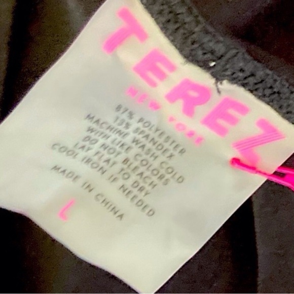 TEREZ TLC Performance Bodysuit - Large - NWT ($136 Retail) workout romper - Picture 7 of 10